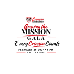 Crimson Mission Gala 2027: Every Crimson Counts - logo